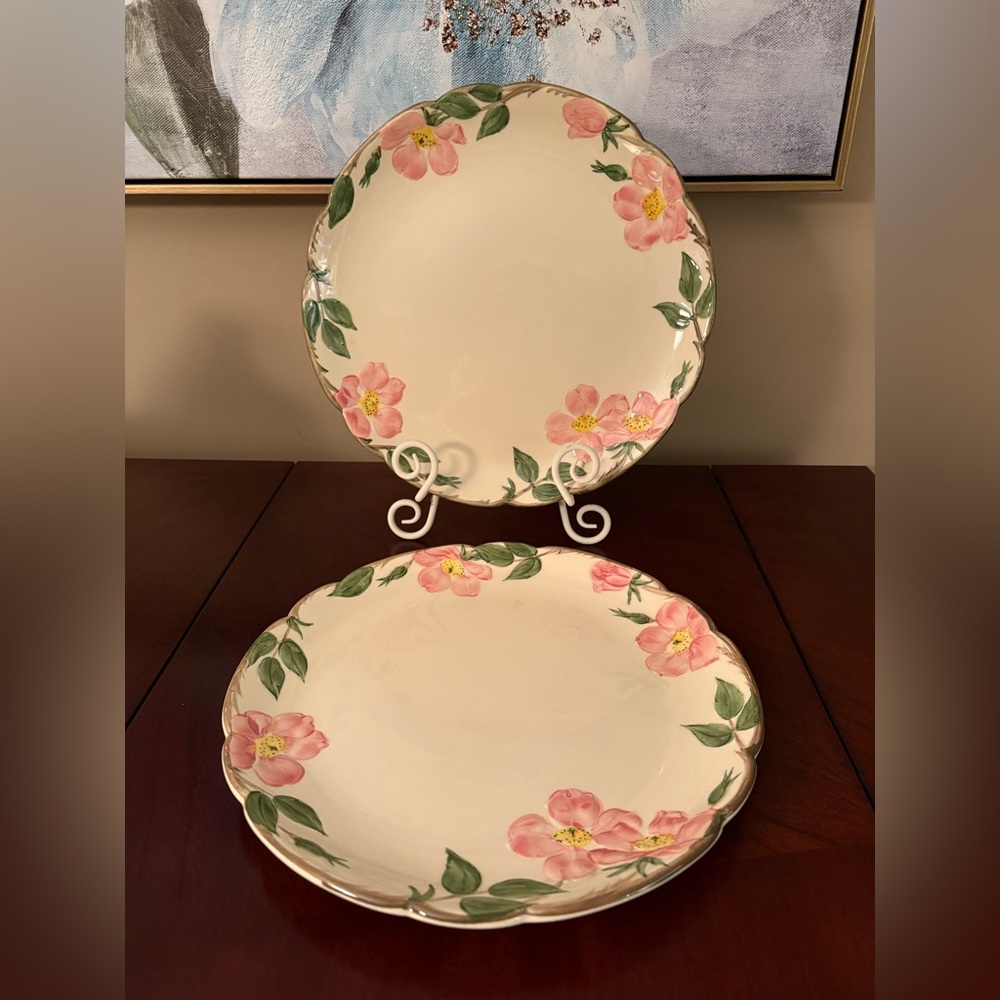 Franciscan Desert Rose- 11-inch Chop Serving Plate Set (2)